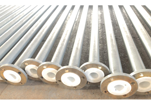 PTFE 0.6mm SS304 Bi Metal Pipe , Black Steel Plumbing Pipe