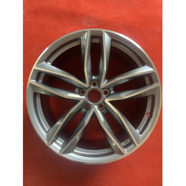 Grey ET37 5x112 5 Double Spoke Wheels 20 Inch Rim For Audi RS6
