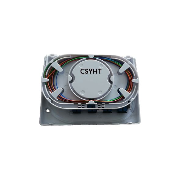 SGS Indoor Wall Mounted 4C ABS PP FTTH Fiber Access Box FTTX White black color