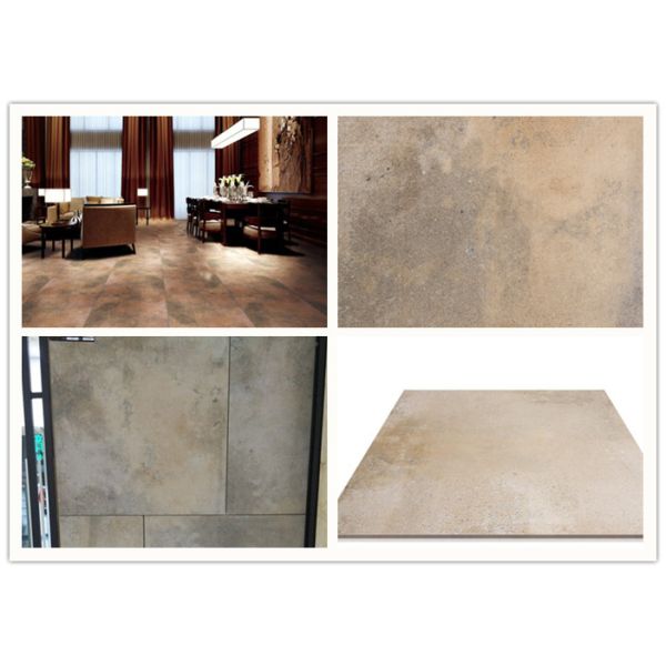 Плитки дизайна пола керамические 300 x 300 внутри желтой случайной расцветки