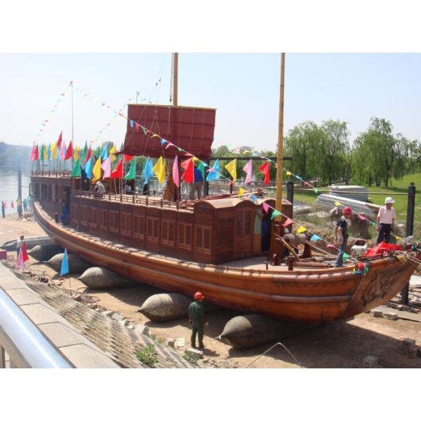 Морская раздувная резиновая воздушная подушка 1.8*12m для запускать шлюпки