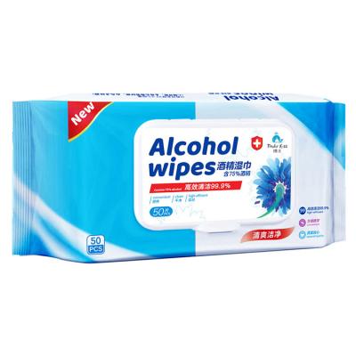 High Efficiency Alcohol Based Hand Wipes Disinfectant Hand Wipes Oem Service
