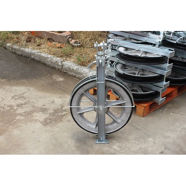 SHD-660X100 Single Conductor Pulley Stringing Pulley Aluminum Rated Load 20kN