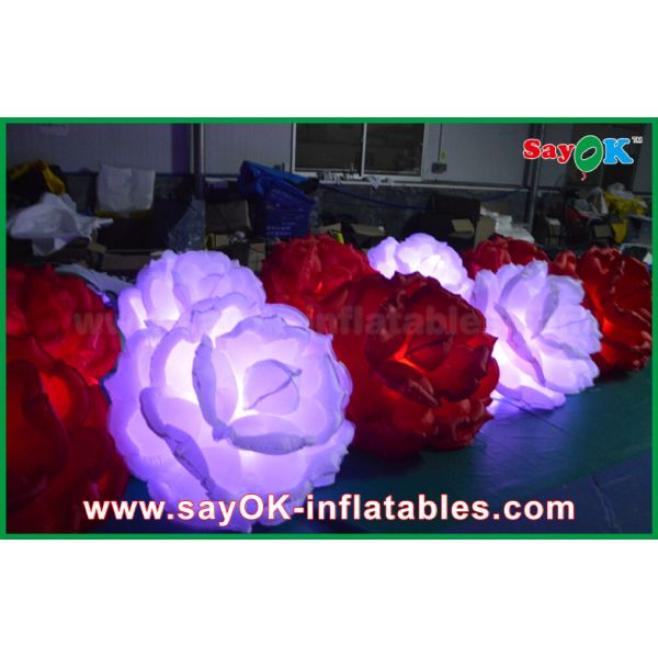 СИД освещая цветок ДИА раздувного украшения освещения розовый с воздуходувкой КЭ/УЛ