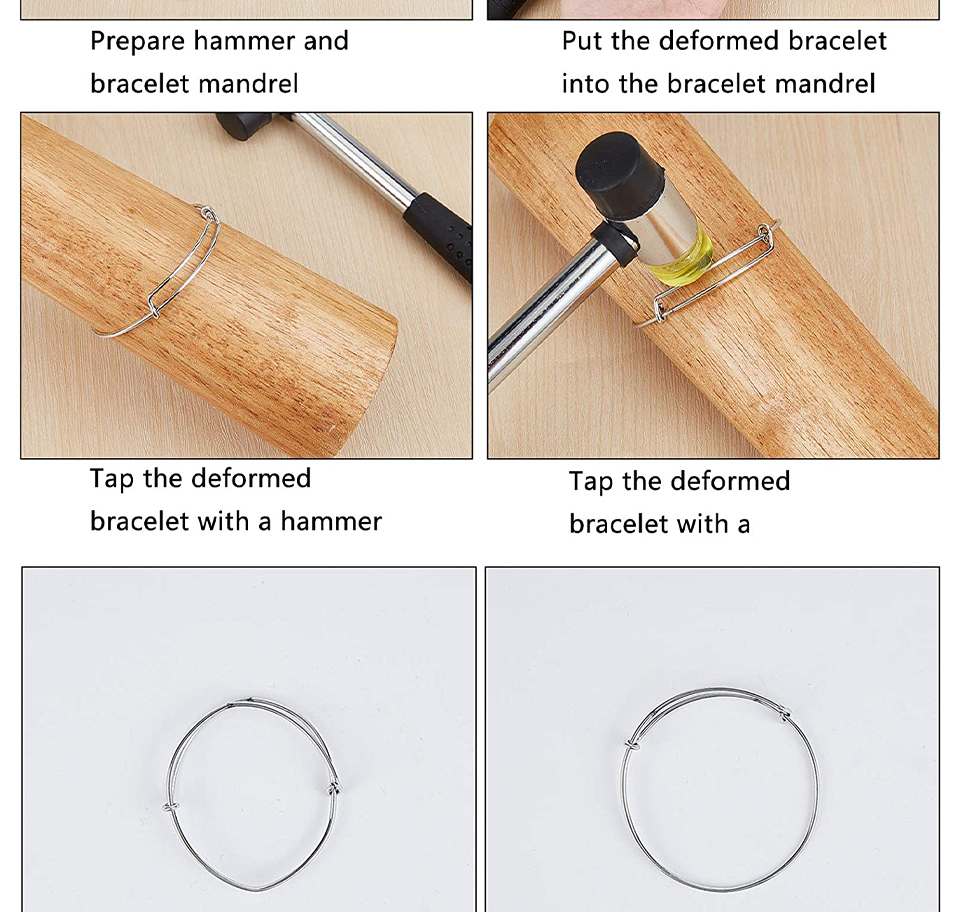 Отрегулируйте диаметр Сайзер 70-80мм оправки браслета инструментов аксессуаров ювелирных изделий браслета