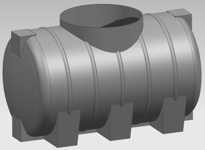Forging Horizontal Rota Moulding Tanks No Welding Aging Resistance