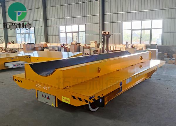 Heavy Duty Metal Factory Rail Transfer Trolley For Steel Plant