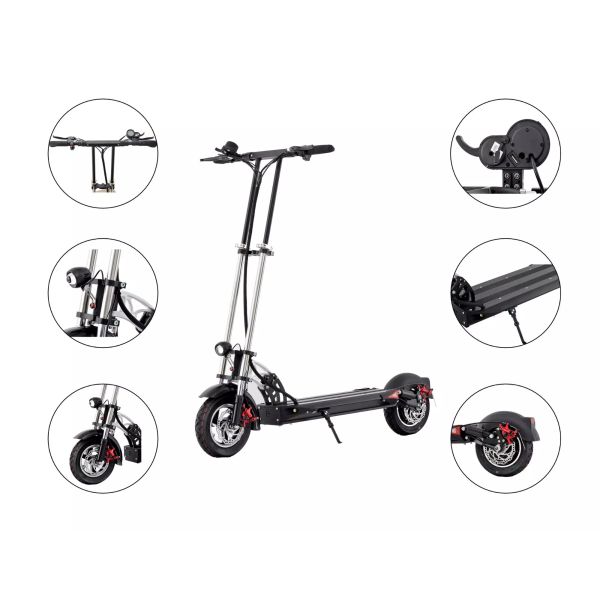 Voltage 52v Electric Stand Up Scooter Power 501 - 1000w CE Certification