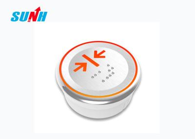 Flat Surface Round Elevator Touch Button , SUNH Replacement Lift Push Button