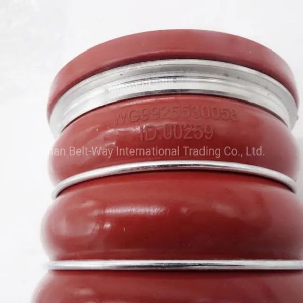 Рулевое устройство Sinotruk Truck Engine Parts Intercooler Rubber Tube Wg9925530058 для HOWO A7