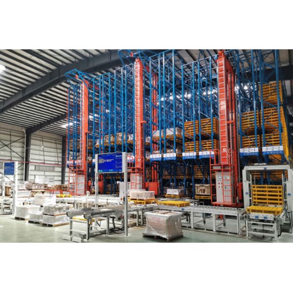 Double Deep pallet Stacker Crane ASRS, Floor Supported SRM(Storage Retrieval Machine), Automatic Storage And Retrieval System,Room Temperature Warehouse and Cold Storage