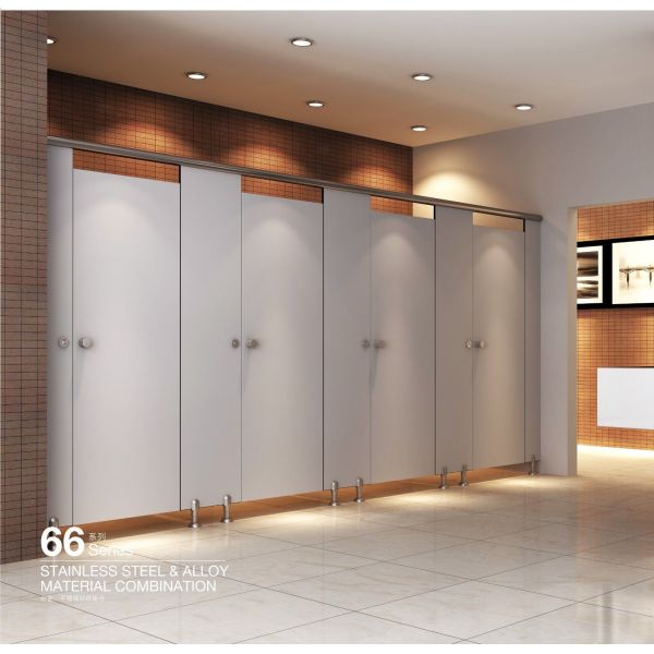 HPL Phenolic Board AOGAO Commercial Restroom Partitions 12mm 18mm