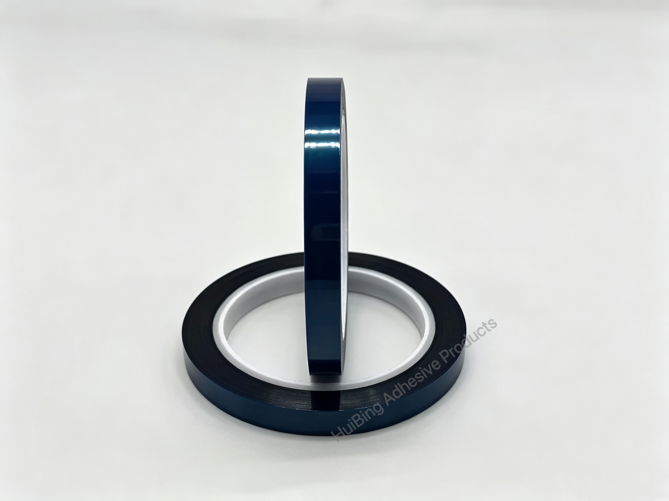 55μm Dark Blue PET Silicone Tape 180°C Heat Resistant for LCD Protection and Masking