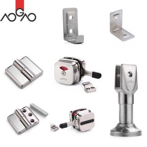 Toilet Cubicle Hardware Standard Customizable Easy To Clean And Maintain