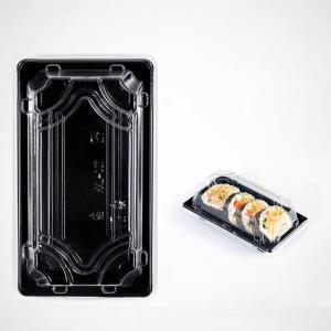 食用品のPETの四角形プラスチック製の寿司用トレイ