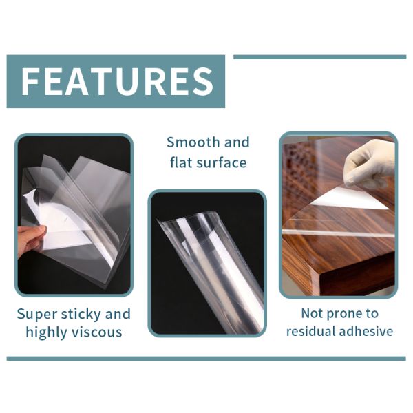 Transparent Double-Sided Tape with Clear Release Liner Perfect for Crafts
