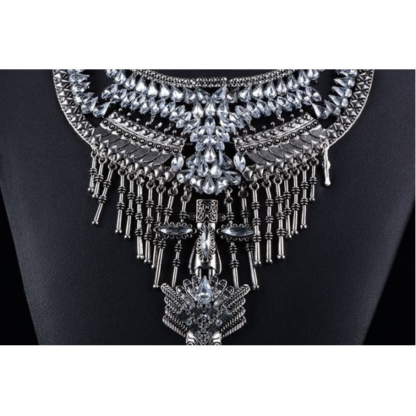2015 new design hot sale factory wholesale fashion statement necklace, OEM necklace for wo