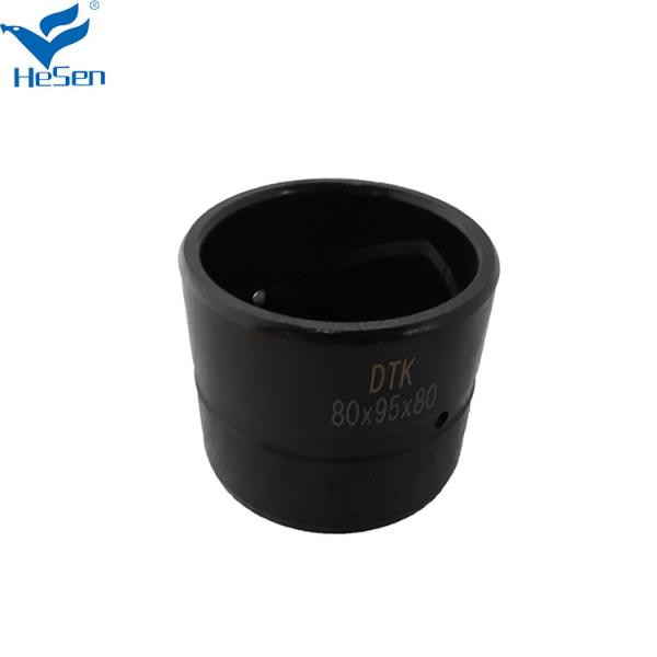 80x95x80 mm Excavator Bucket Bushing 40cr Steel Black Bushes For Excavator Bucket