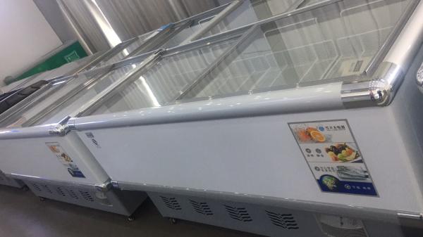 2 Meters Double Door Refrigerator Commercial Large Capacity Horizontal Supermarket Refrigerator