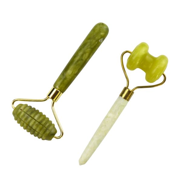 Best Sell Natural Xiuyan Jade Facial Roller 100% Natural Jade Massager for Face Massage and Beauty