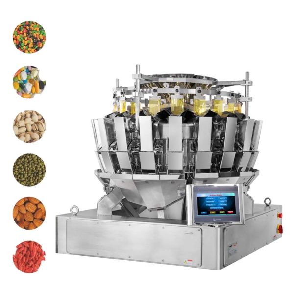Mall Food Packing Machine Factory Price 0.5/1.6/2.5/5/7.5L Combination Digital Scales Automatic Multihead Weigher