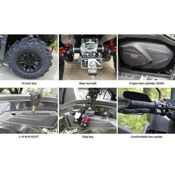 650CC ATV 600cc 4X4 Quad Bike with Pathcross 650L Efi