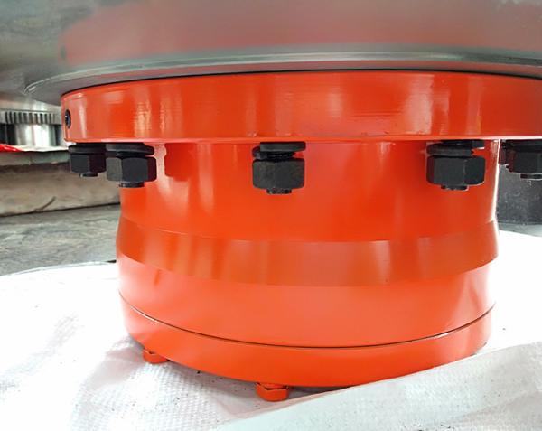 Custom Orange Flexible Gear Coupling 400mm 450mm 500mm Brake Disc Shaft Couplings
