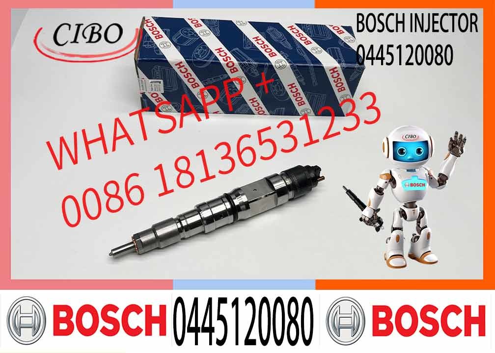 Новый дизель 0445120080 Инжектор Дизель общего рельса топливный инжектор 0445120080 для Dx225 экскаватора дизельного двигателя