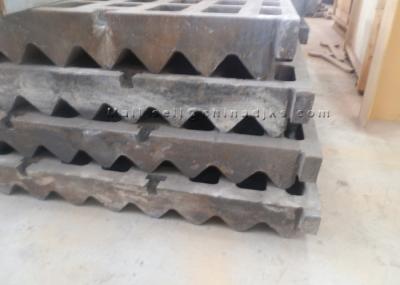 Mineração que esmaga as placas móveis de aço do desgaste do triturador de maxila ISO9001