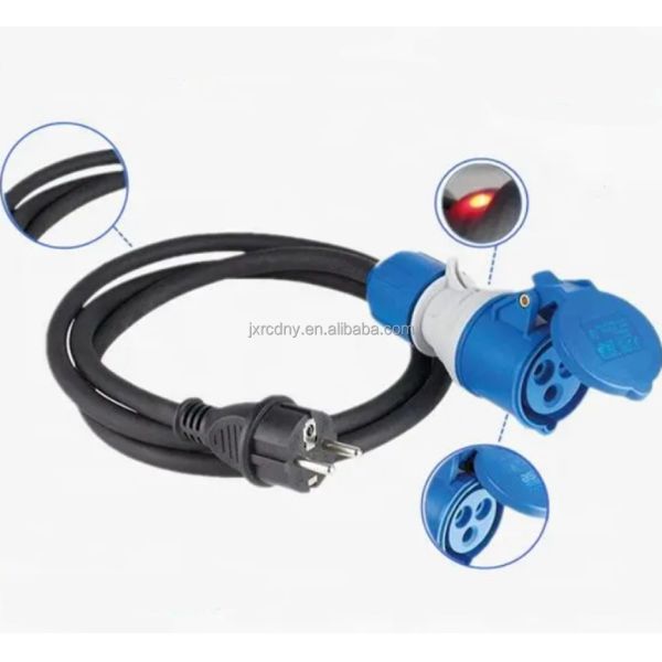 UL94 V-0 Flame Retardant Type 1 Cee EV Charging Inlet Socket Outlet for Electric Cars