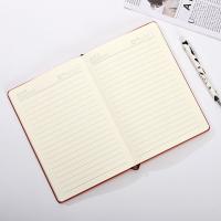 5.8 X 8.3 Inches Spiral Hardcover Notebook with Elastic Band Closure and 300gsm Cover Weight