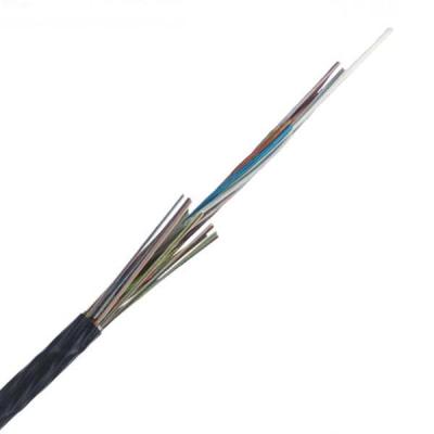 Tubo fraco micro núcleos Ar-fundidos encalhados exteriores do cabo de fibra ótica GCYFY 48