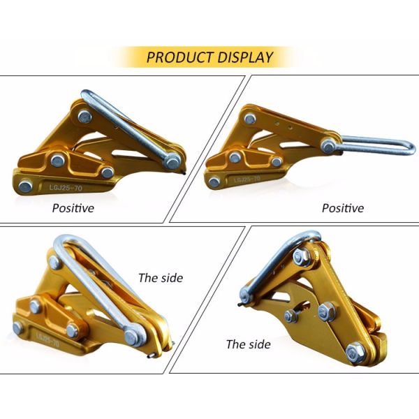 La poignée de haute résistance de fil d'alliage d'aluminium pour le conducteur viennent le long bride