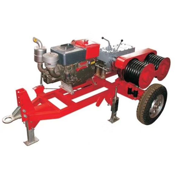 5t 50kn Diesel Hydraulic Winch For Transportation