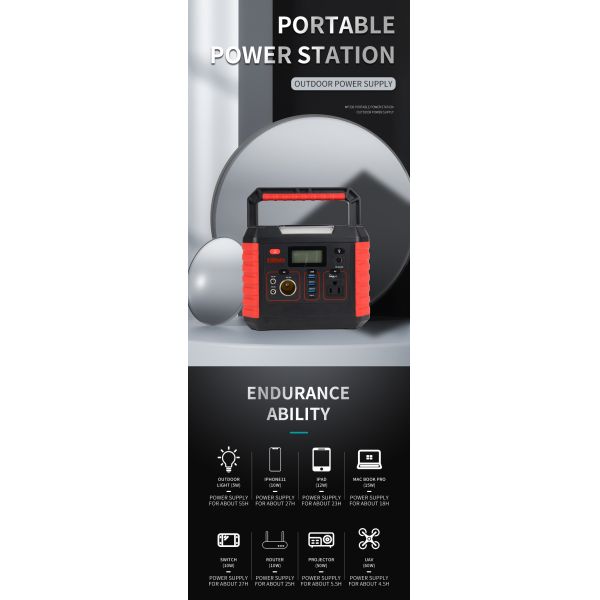 330W Outdoor Camping Portable Power Bank Station Home Appliance