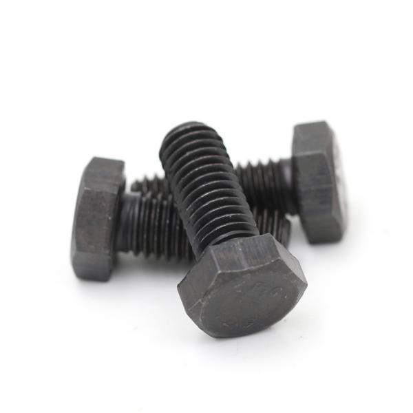 Stainless Steel Grade 12.9 Black Zinc Hex Head Bolts For Industrial Applications
