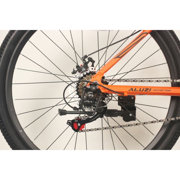 21 Speed Carbon Steel 24 Mountain Bike With Disc Brakes