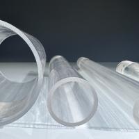 Única terra fina de Crystal Sapphire Tubes And Rods Grown e superfície lustrada