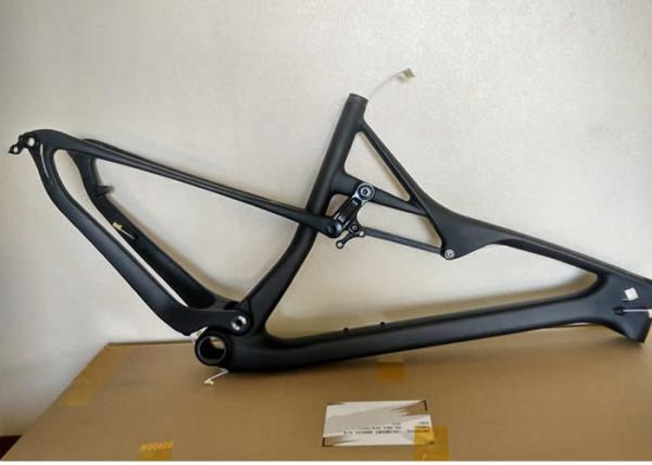 Custom Painting 27.5 Full Suspension Carbon Frame With XC Riding Style