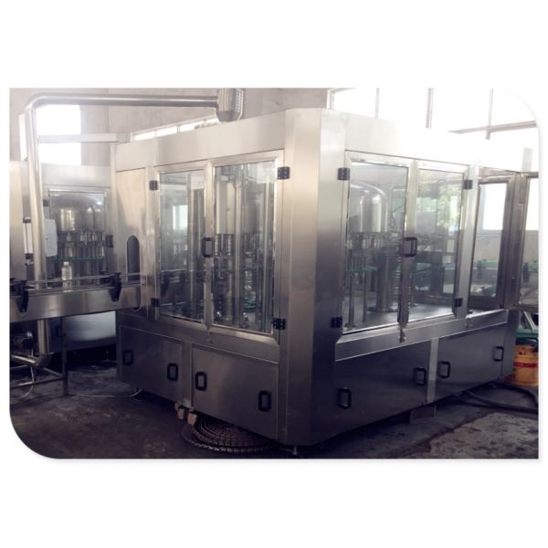 Adjustable Filling Volume Carbonated Drink Filling Machine / Carbonated Water Filler
