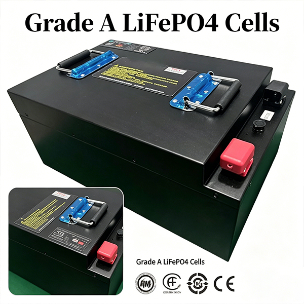 72V 75Ah LiFePO4 Battery 5760Wh for E-Bikes/Scooters 1500 Cycles 0-55 Operating Temp