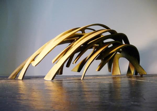 Customized Cast Metal Sculpture Abstract Style Modern Public Decoration