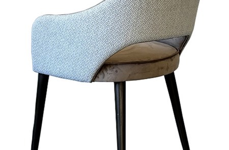 Wraparound Upholstered Dining Armchair CYC-069