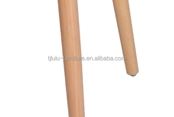 Bar Furniture Solid Wood Leg ABS Plastic Bar Chair for Modern High Stool Furniture