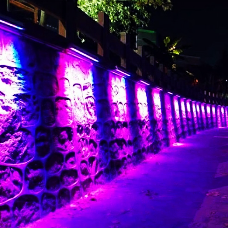 Dc24v 18w привело света на открытом воздухе Ip65 шайбы стены с другим цветом