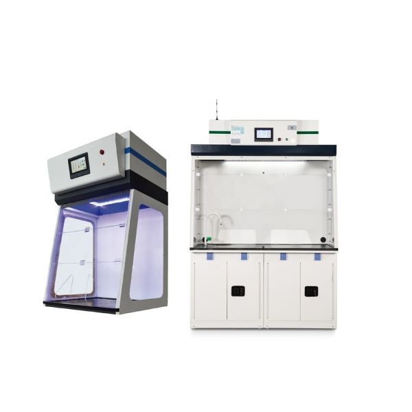 Chemistry Laboratory Vertical Laminar Flow Cabinet with LCD Screen Control Panel