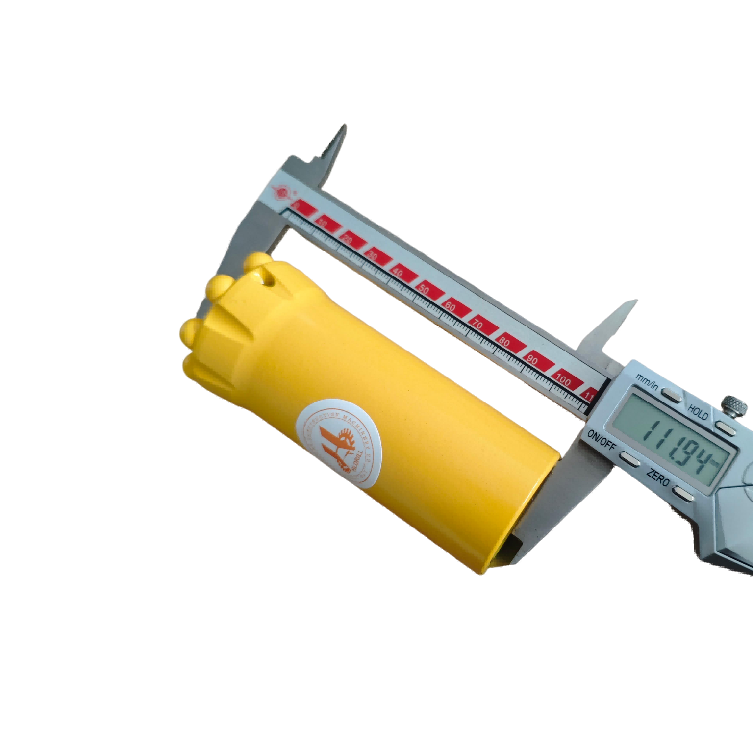 11 Tooth 46mm R32 Threaded Ball End Drill Bit , Button Drill Bit Wear Resistant