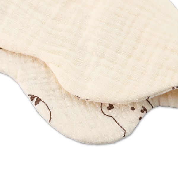 Muslin fabric Wholesale Customized Printed Feeding Cotton Fabric Baby Bibs