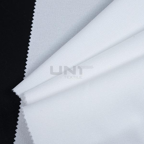 Plain Weave Shirt Interlining Fusible Interlining with 72 gsm and 112cm Width for Collar and Cuff