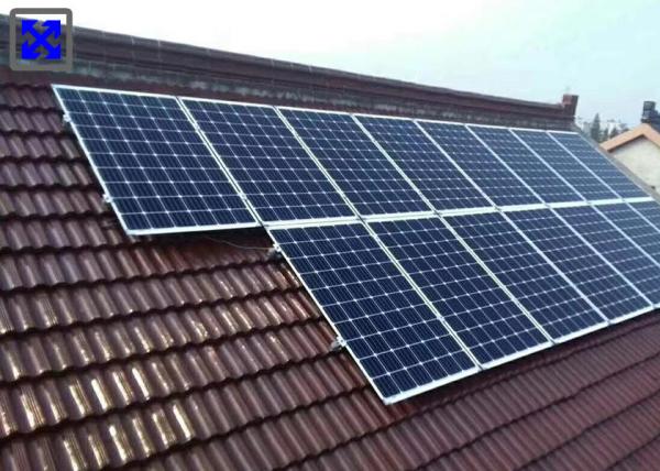Flexible Aluminum Solar Mounting System For Tile Roof Household System